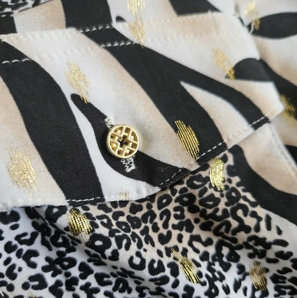 Animal Print Blouse Plus Size - Picture 5 of 8